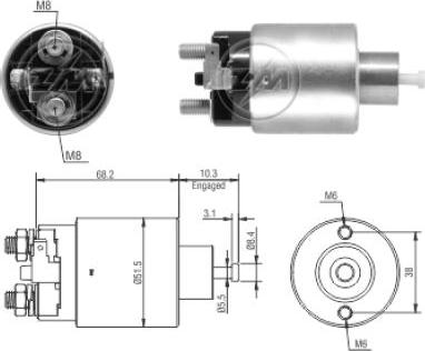 ERA ZM6995 - Elektromagnetni Prekidač, starter www.molydon.hr