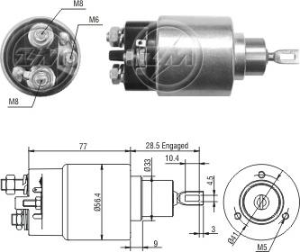 ERA ZM6973 - Elektromagnetni Prekidač, starter www.molydon.hr