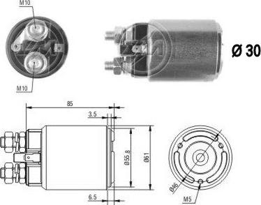 ERA ZM654 - Elektromagnetni Prekidač, starter www.molydon.hr