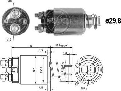 ERA ZM655 - Elektromagnetni Prekidač, starter www.molydon.hr