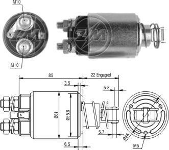 ERA ZM657 - Elektromagnetni Prekidač, starter www.molydon.hr