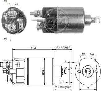 ERA ZM664 - Elektromagnetni Prekidač, starter www.molydon.hr