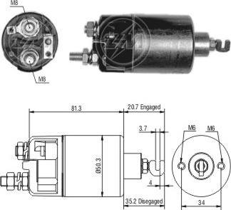 ERA ZM660 - Elektromagnetni Prekidač, starter www.molydon.hr