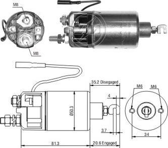 ERA ZM661 - Elektromagnetni Prekidač, starter www.molydon.hr