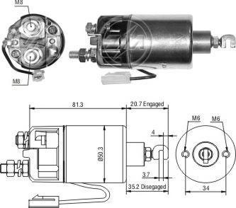 ERA ZM662 - Elektromagnetni Prekidač, starter www.molydon.hr