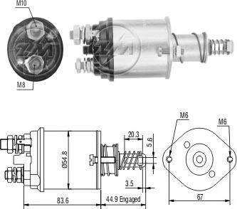 ERA ZM615 - Elektromagnetni Prekidač, starter www.molydon.hr