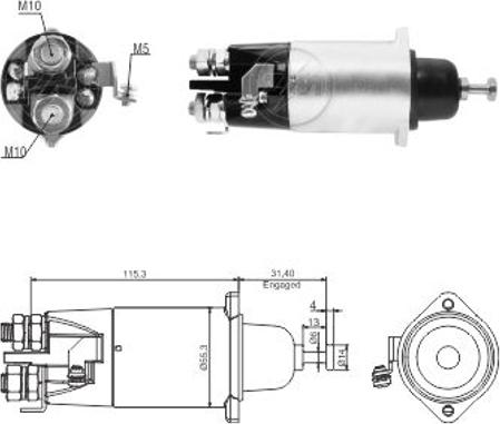 ERA ZM6898 - Elektromagnetni Prekidač, starter www.molydon.hr