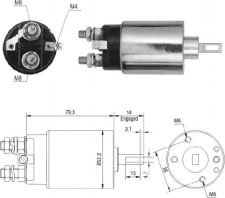 ERA ZM689 - Elektromagnetni Prekidač, starter www.molydon.hr