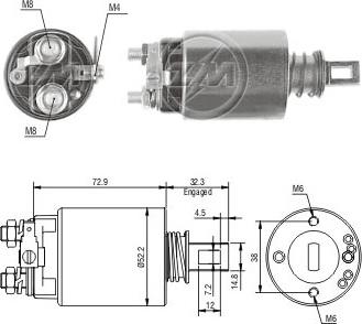 ERA ZM686 - Elektromagnetni Prekidač, starter www.molydon.hr