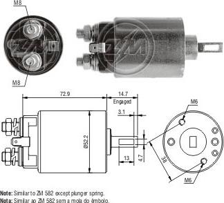 ERA ZM681 - Elektromagnetni Prekidač, starter www.molydon.hr