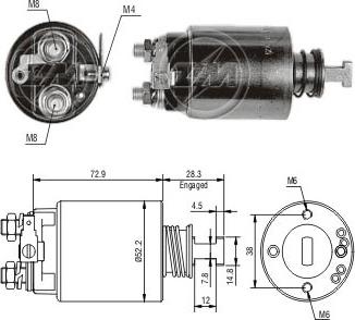 ERA ZM688 - Elektromagnetni Prekidač, starter www.molydon.hr