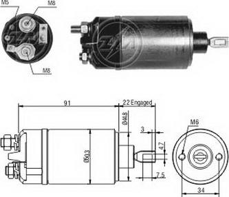 ERA ZM624 - Elektromagnetni Prekidač, starter www.molydon.hr