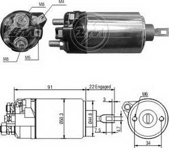 ERA ZM625 - Elektromagnetni Prekidač, starter www.molydon.hr