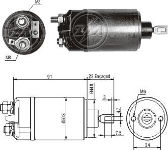 ERA ZM621 - Elektromagnetni Prekidač, starter www.molydon.hr