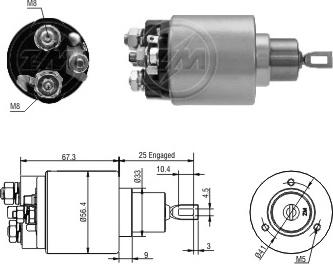 ERA ZM6775 - Elektromagnetni Prekidač, starter www.molydon.hr