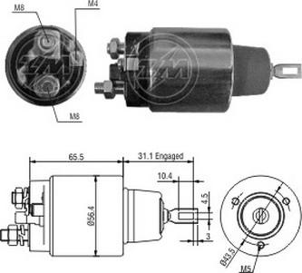 ERA ZM1975 - Elektromagnetni Prekidač, starter www.molydon.hr