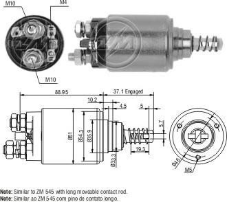 ERA ZM1545 - Elektromagnetni Prekidač, starter www.molydon.hr