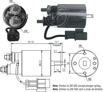 ERA ZM1585 - Elektromagnetni Prekidač, starter www.molydon.hr