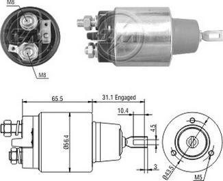 ERA ZM1575 - Elektromagnetni Prekidač, starter www.molydon.hr