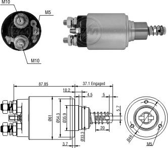 ERA ZM1653 - Elektromagnetni Prekidač, starter www.molydon.hr