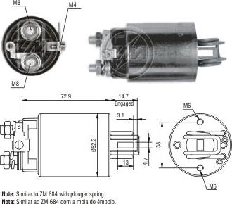 ERA ZM1684 - Elektromagnetni Prekidač, starter www.molydon.hr