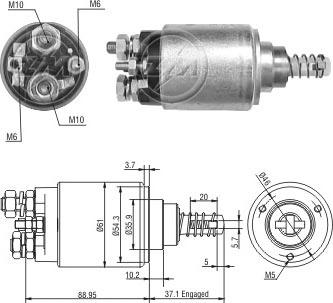 ERA ZM1639 - Elektromagnetni Prekidač, starter www.molydon.hr