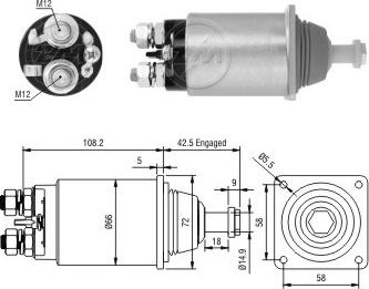 ERA ZM1833 - Elektromagnetni Prekidač, starter www.molydon.hr