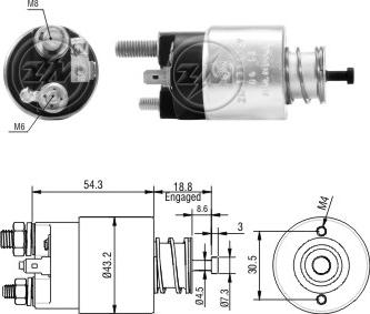 ERA ZM1391 - Elektromagnetni Prekidač, starter www.molydon.hr