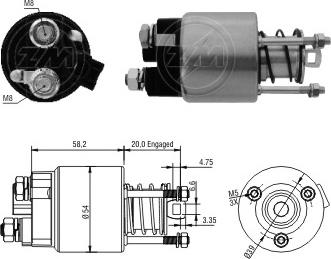 ERA ZM1397 - Elektromagnetni Prekidač, starter www.molydon.hr