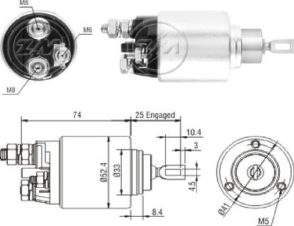 ERA ZM1381 - Elektromagnetni Prekidač, starter www.molydon.hr