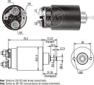 ERA ZM1762 - Elektromagnetni Prekidač, starter www.molydon.hr