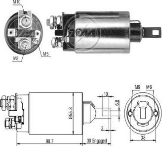 ERA ZM890 - Elektromagnetni Prekidač, starter www.molydon.hr