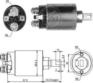 ERA ZM893 - Elektromagnetni Prekidač, starter www.molydon.hr