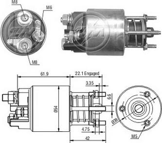 ERA ZM8395 - Elektromagnetni Prekidač, starter www.molydon.hr