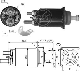 ERA ZM834 - Elektromagnetni Prekidač, starter www.molydon.hr