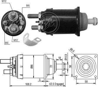 ERA ZM835 - Elektromagnetni Prekidač, starter www.molydon.hr