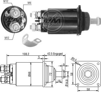 ERA ZM832 - Elektromagnetni Prekidač, starter www.molydon.hr