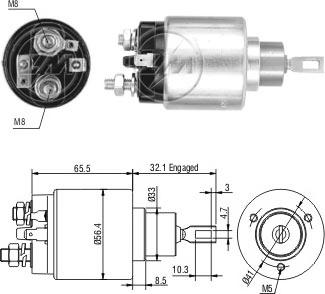 ERA ZM872 - Elektromagnetni Prekidač, starter www.molydon.hr