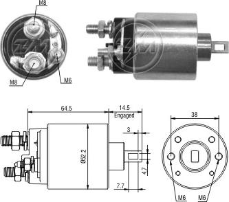 ERA ZM3484 - Elektromagnetni Prekidač, starter www.molydon.hr