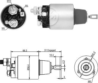 ERA ZM3571 - Elektromagnetni Prekidač, starter www.molydon.hr