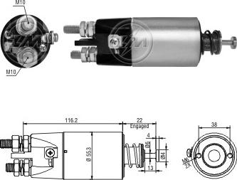 ERA ZM3897 - Elektromagnetni Prekidač, starter www.molydon.hr