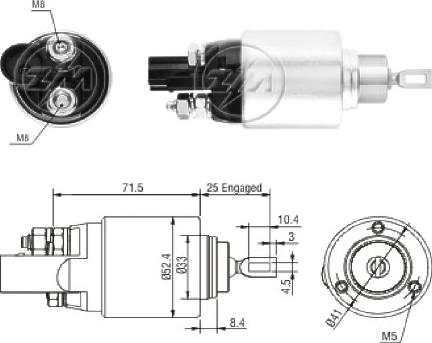 ERA ZM381 - Elektromagnetni Prekidač, starter www.molydon.hr