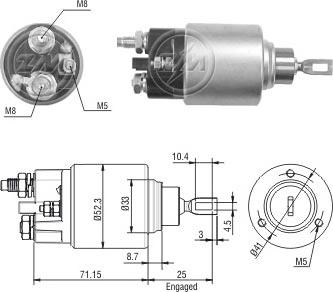 ERA ZM376 - Elektromagnetni Prekidač, starter www.molydon.hr