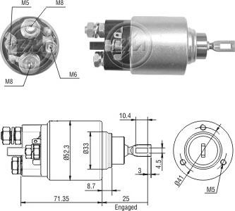 ERA ZM378 - Elektromagnetni Prekidač, starter www.molydon.hr