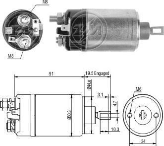 ERA ZM3722 - Elektromagnetni Prekidač, starter www.molydon.hr