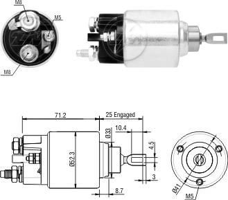 ERA ZM377 - Elektromagnetni Prekidač, starter www.molydon.hr