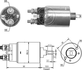 ERA ZM2981 - Elektromagnetni Prekidač, starter www.molydon.hr