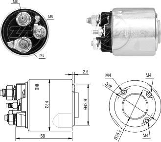 ERA ZM2498 - Elektromagnetni Prekidač, starter www.molydon.hr