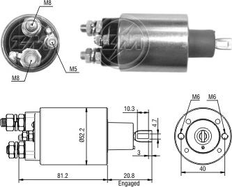 ERA ZM2485 - Elektromagnetni Prekidač, starter www.molydon.hr