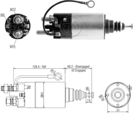 ERA ZM2842 - Elektromagnetni Prekidač, starter www.molydon.hr